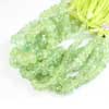 Natural Prehnite Faceted Roundel Beads Strand Length 8 Inches and Size 6.5mm to 7.5mm approx.